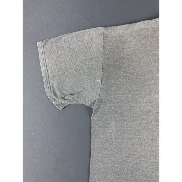 Vintage Y2K Nike Mini Swoosh Silver Tag Large Shirt Sports Gym Basketball Faded - Picture 4 of 9